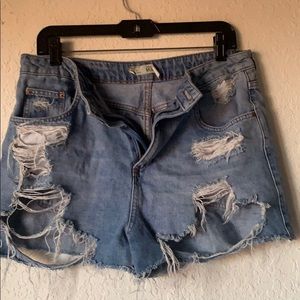 Topshop Moto Mom Shorts size 14